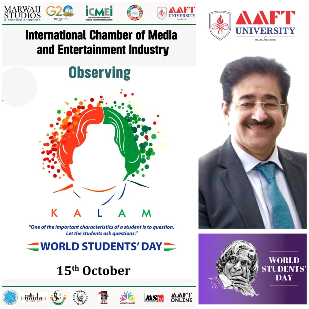 AAFT Celebrates World Students’ Day 2023, Paying Tribute to Dr. A.P.J. Abdul Kalam