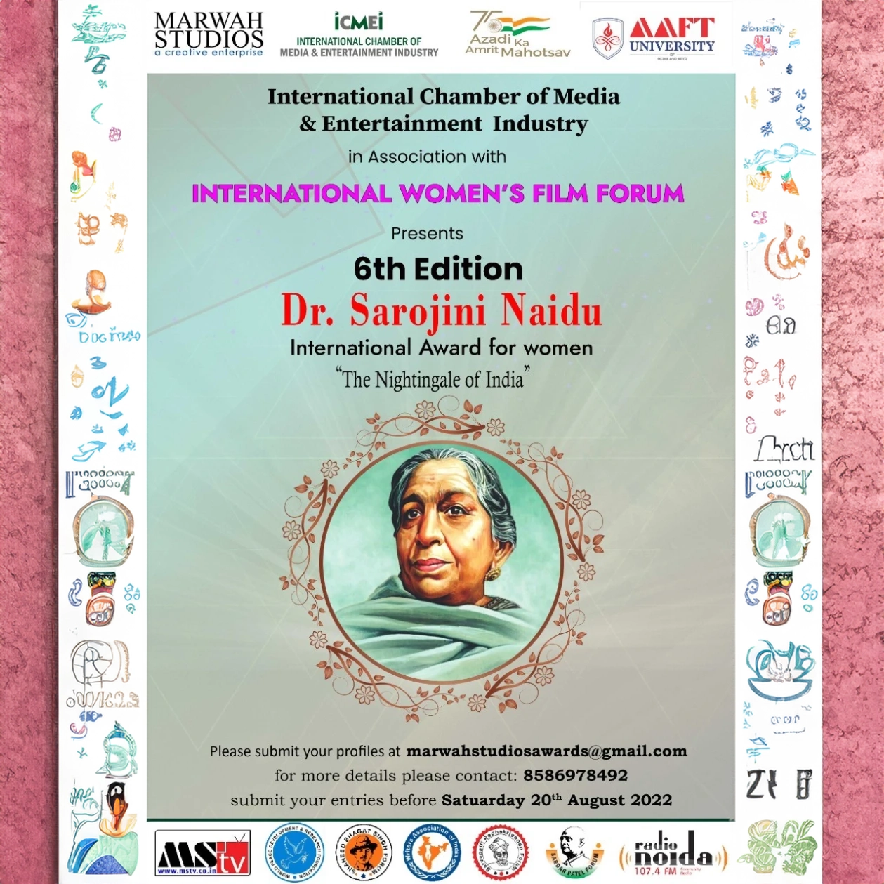 6th Edition of Sarojni Naidu International Award for Working Women Announced