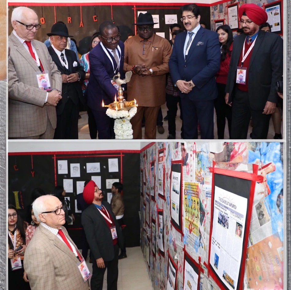 Exhibition of News Papers Inaugurated on the Second Day of 7th GFJN