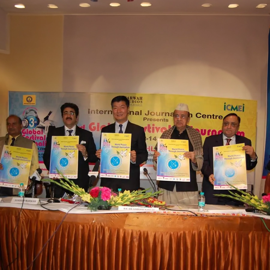 WPDRF Poster Launched at 3rd Global Festival of Journalism