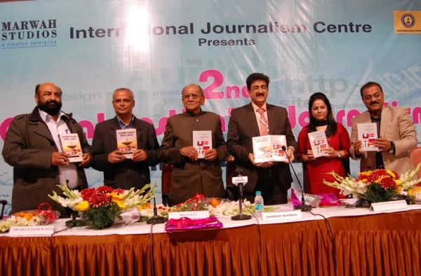 Dr Madhukar Gangadhar Book Released at 2nd Global Festival of Journalism