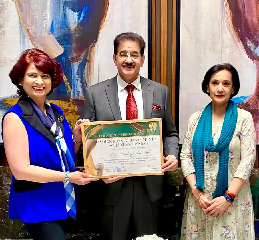 Sandeep Marwah Appointed Global Ambassador of MAXable Social Organization to Advocate for Mental Health and Wellnesslness,