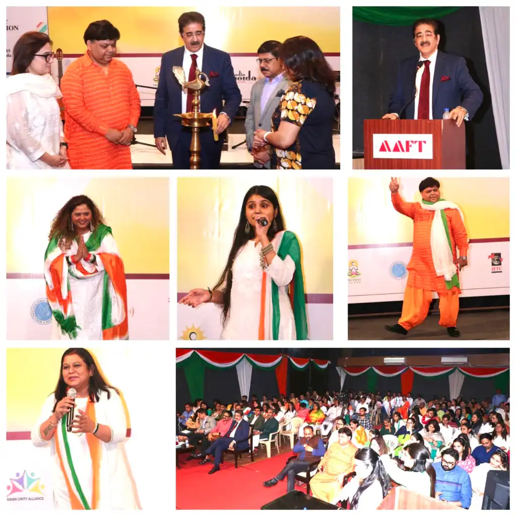 AAFT and ICMEI Celebrate 78th Independence Day with Patriotic Fervor at Noida Film City