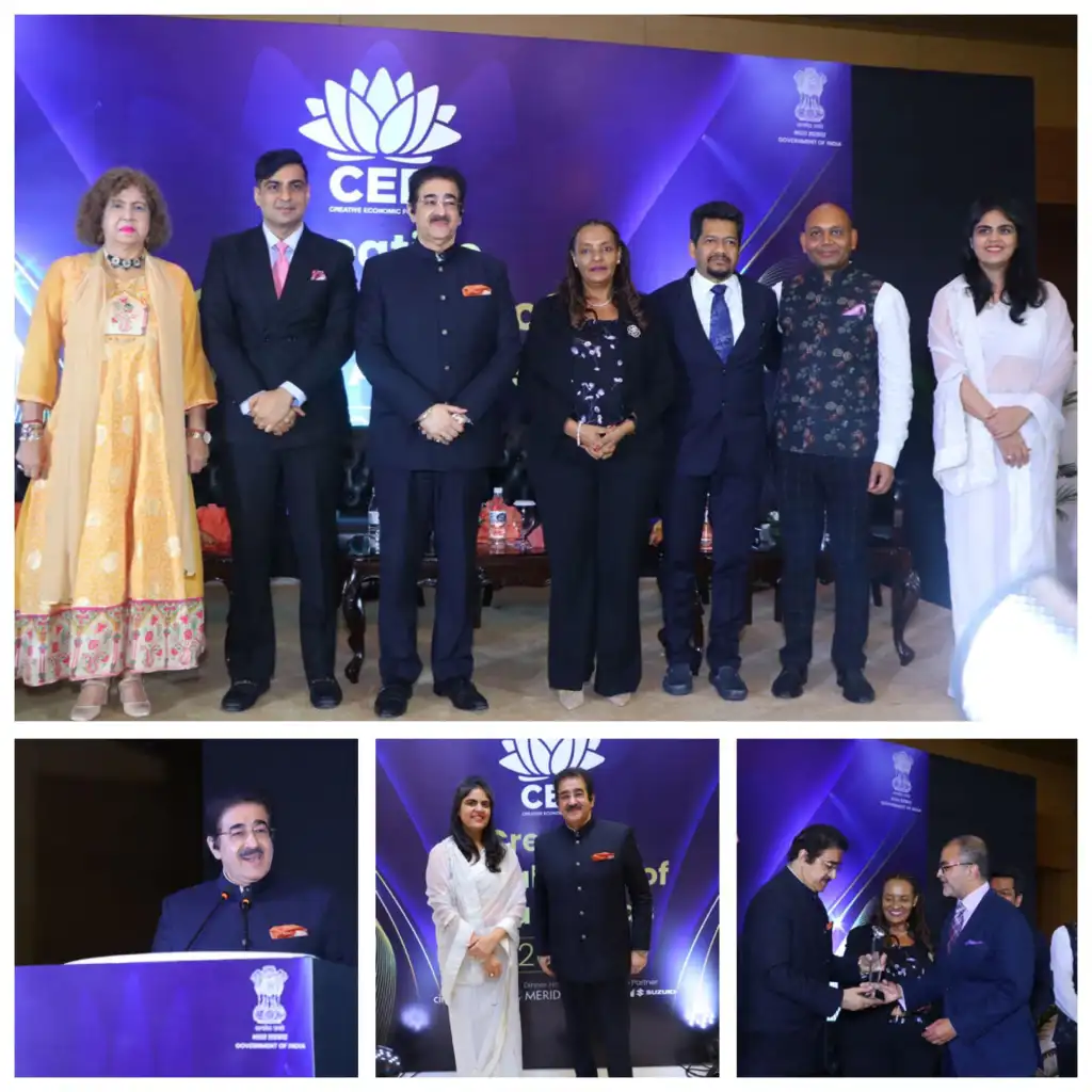 Sandeep Marwah Presents Creative Global Voice of India Awards at New Delhi