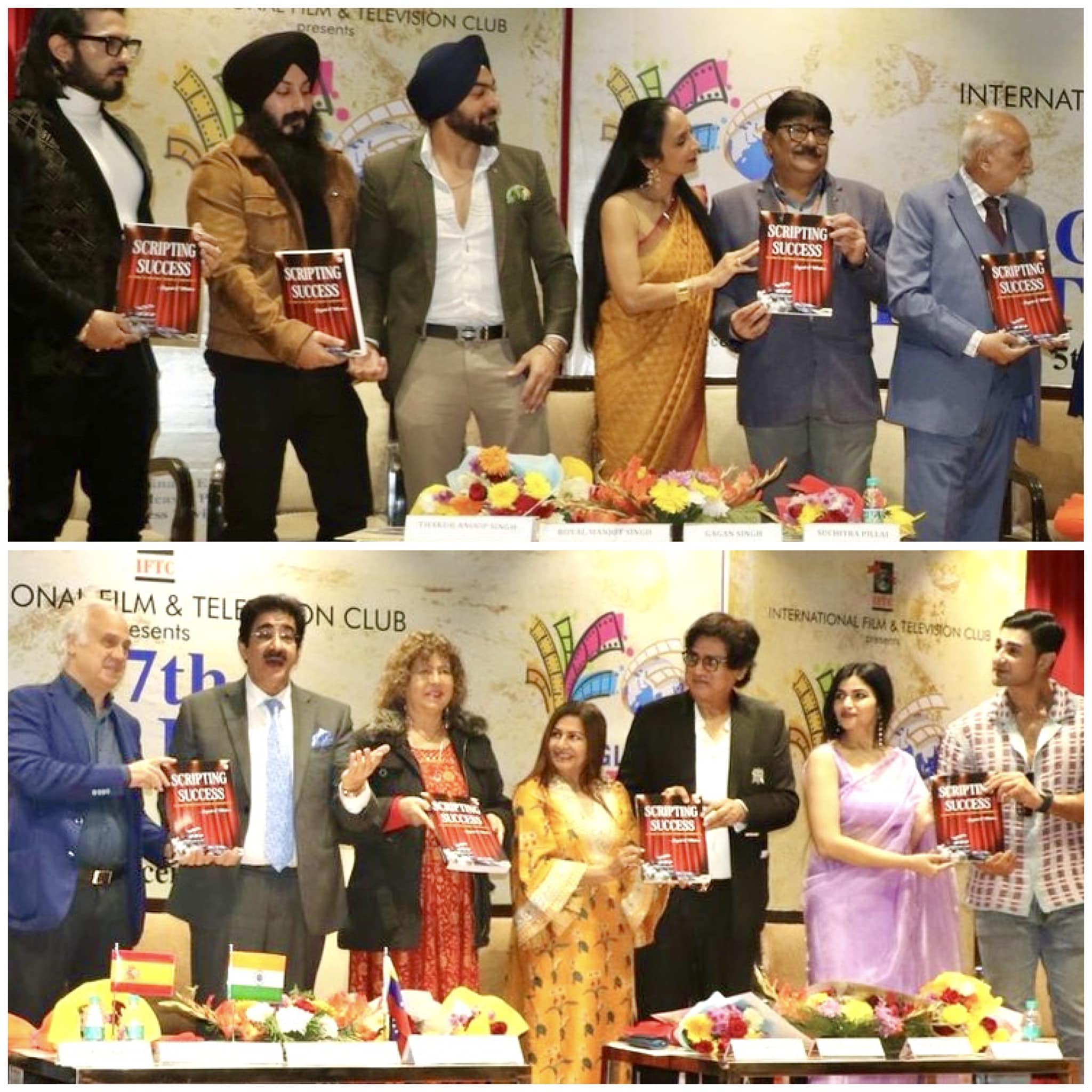 Book “Scripting Success” by Yogesh Mishra Released at 17th Global Film Festival Noida