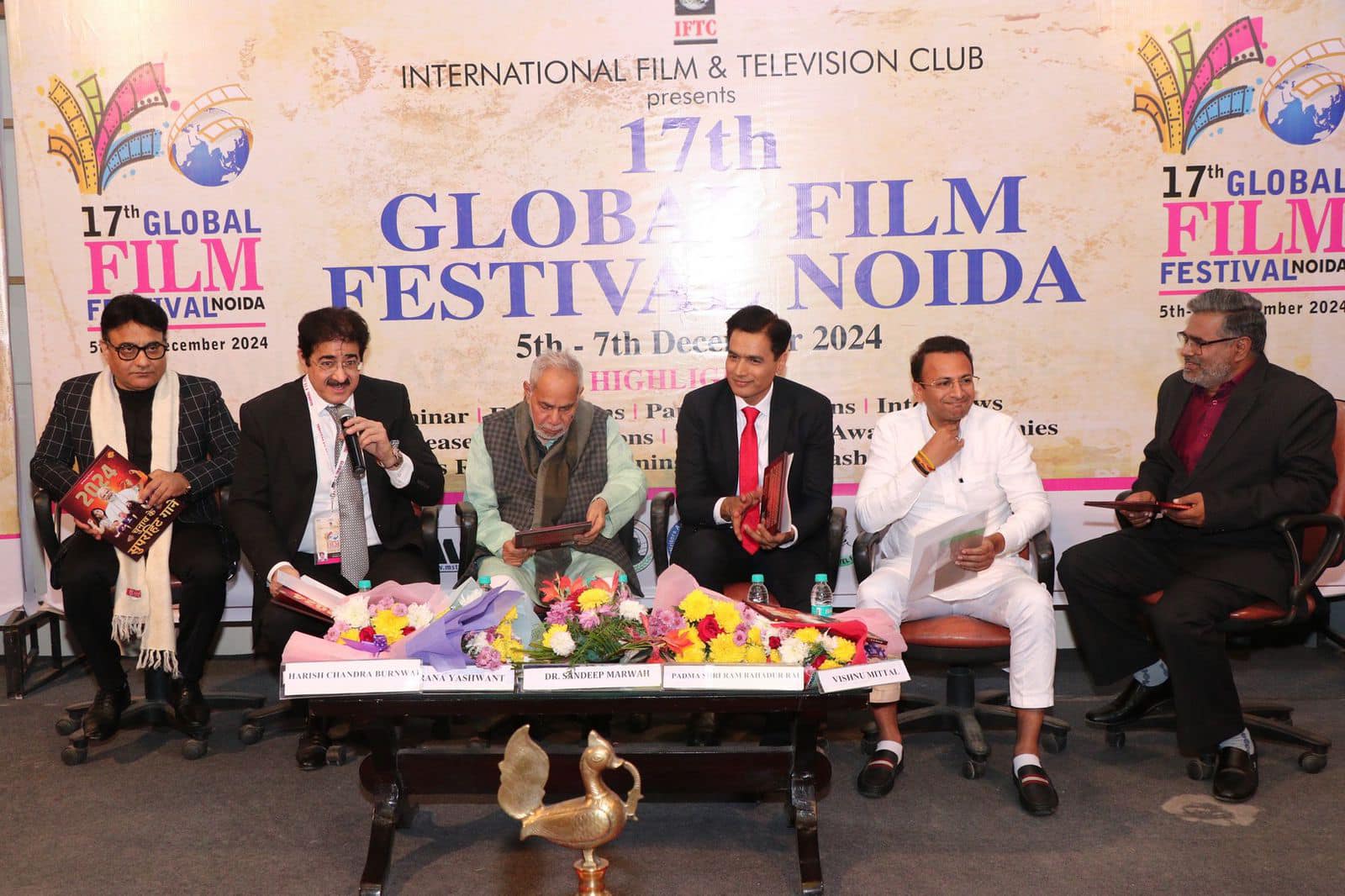 “2024 Chunav Ke Superhit Gane” Launched at 17th Global Film Festival Noida