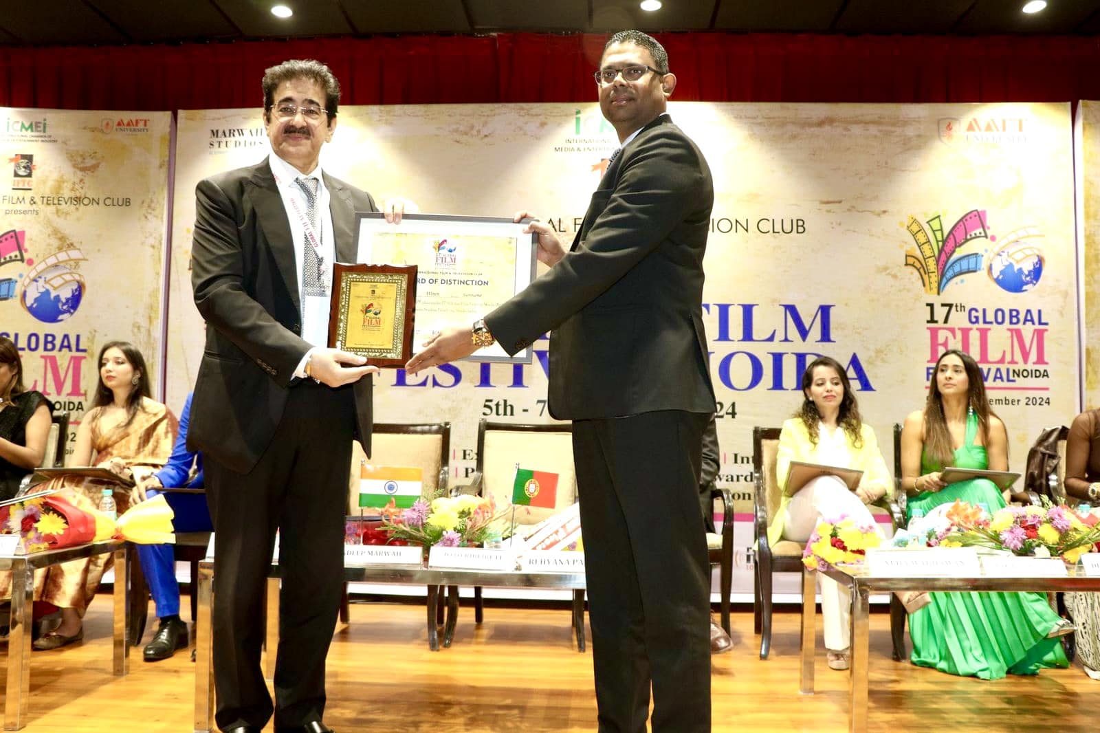 H.E. Arunkoemar Hardien Honored with Award of Distinction for Surinamese Film “Wiren”