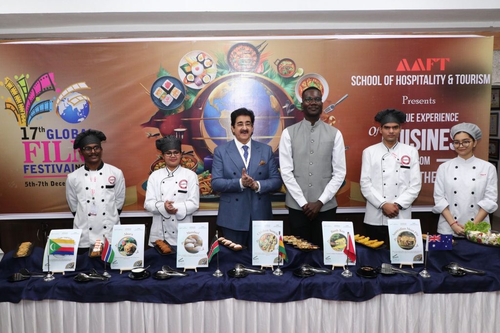 AAFT Showcases Culinary Delights from Ghana at the 17th Global Film Festival Noida