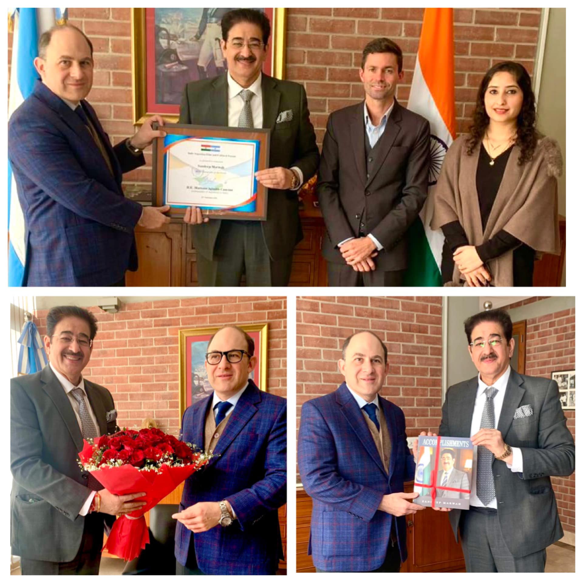 Sandeep Marwah Appointed Chair of Indo-Argentina Film and Cultural Forum