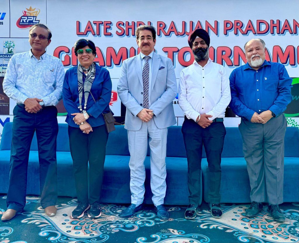 Sandeep Marwah Inaugurates All India Cricket Tournament at Greater Noida Stadium