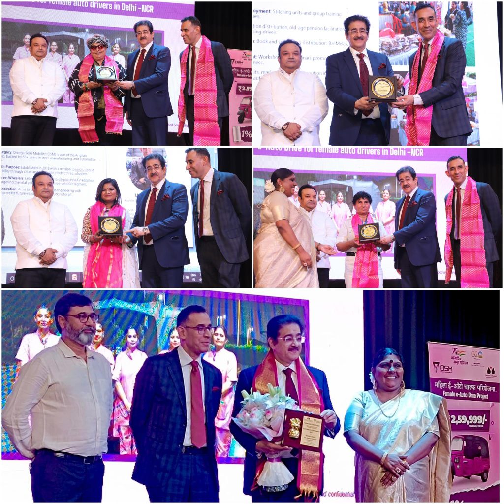 Dr. Sandeep Marwah Honours Women Drivers at Naari Shakti Women Charitable Trust Event