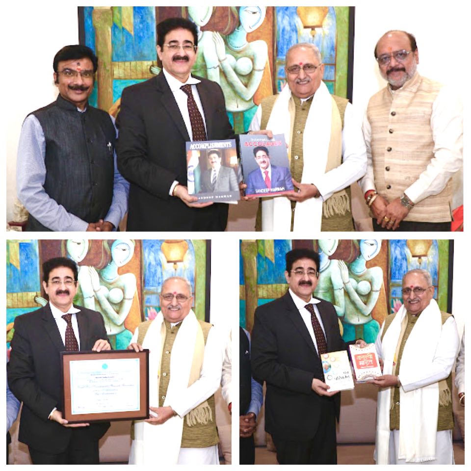 RSS Leadership Visits Marwah Studios to Support Global Mission of “Love, Peace & Unity Through Art and Culture”