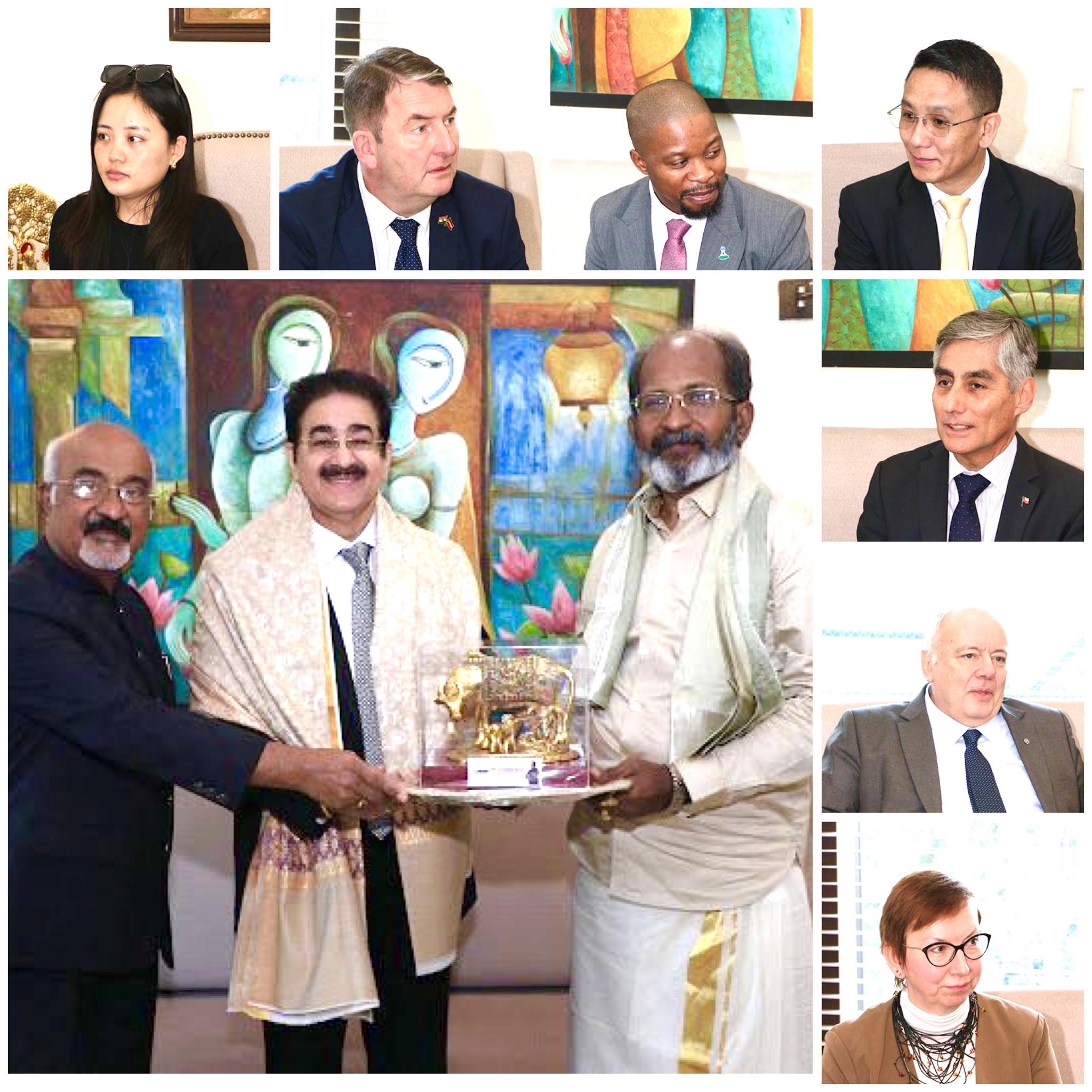 Dr. Sandeep Marwah Honoured by Global Chamber of Consumer Rights for Promoting Love, Peace, and Unity Through Art and Culture