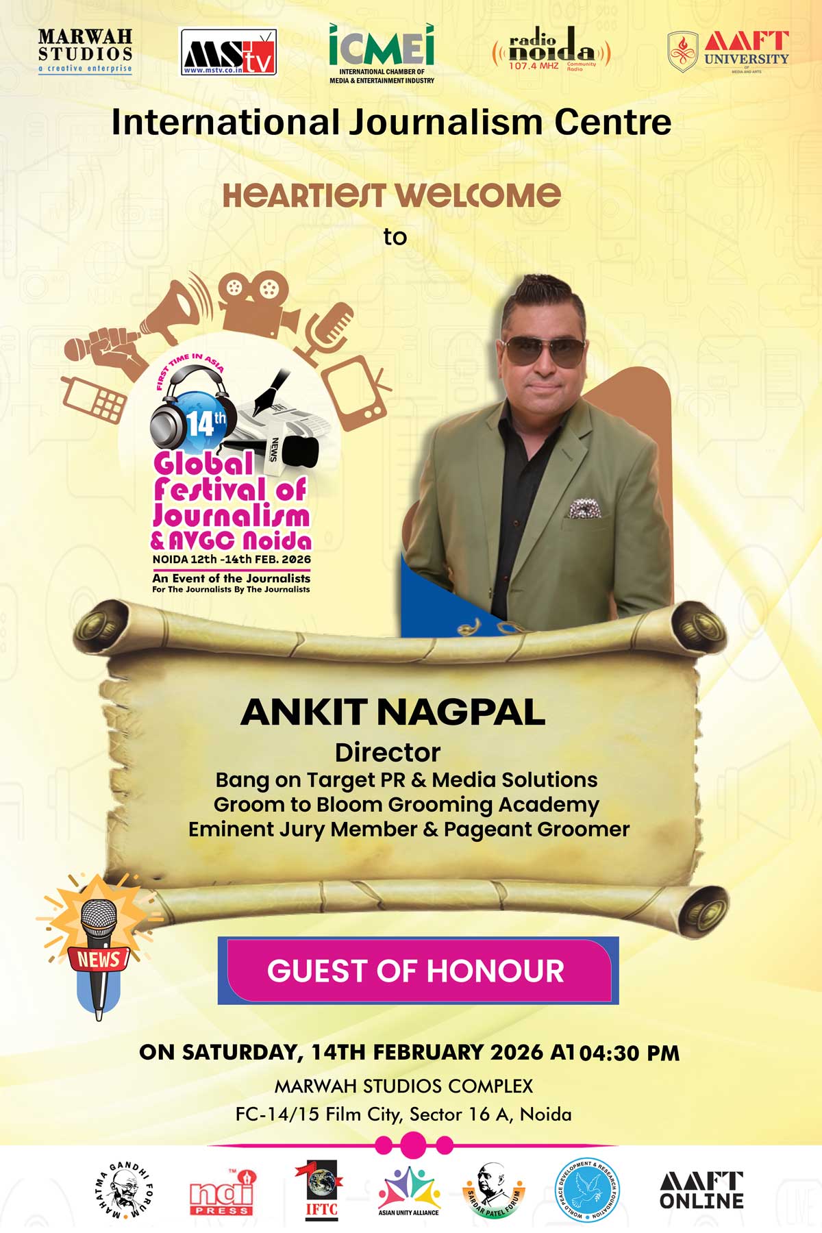 Ankit Nagpal - 14th GFJN & AVGC 2026