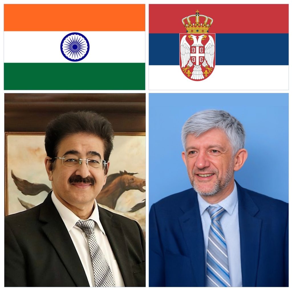 Dr. Sandeep Marwah Extends Congratulations to Serbia on National Day