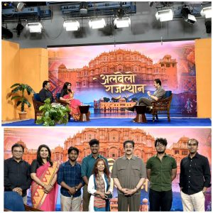 Dr. Sandeep Marwah Invited by Doordarshan Jaipur for Live Program
