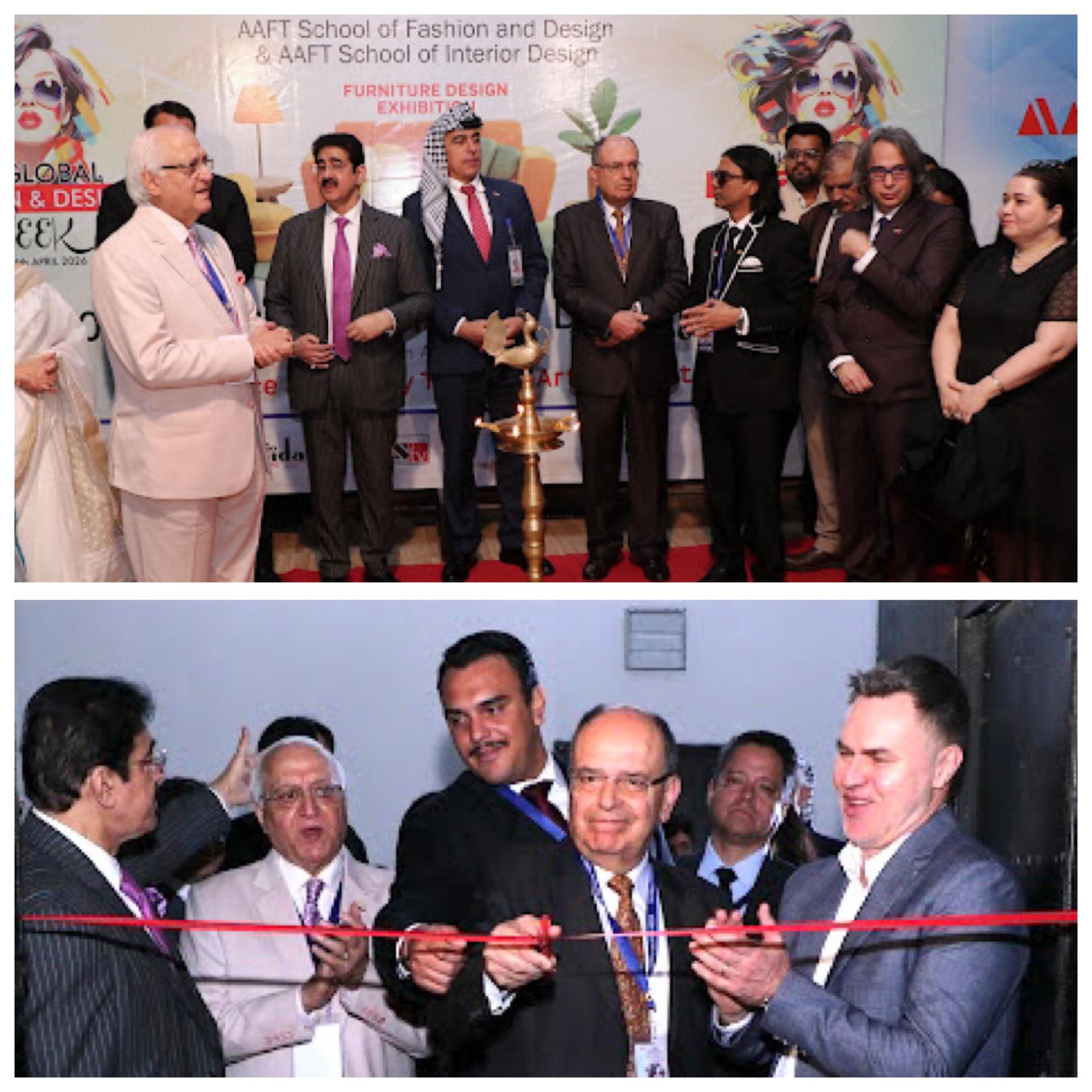 Grand Opening of 3-Day International Exhibition on Furniture & Interior Design at Marwah Studios Noida